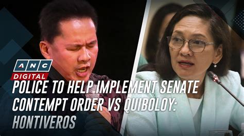Senate orders contempt for Quiboloy.